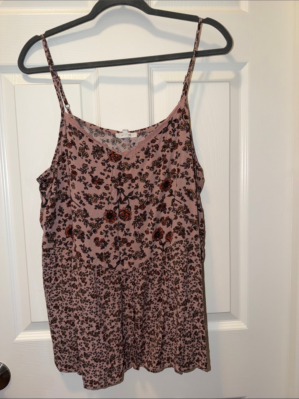 Maurices Pink Floral Spaghetti-Strap Cami